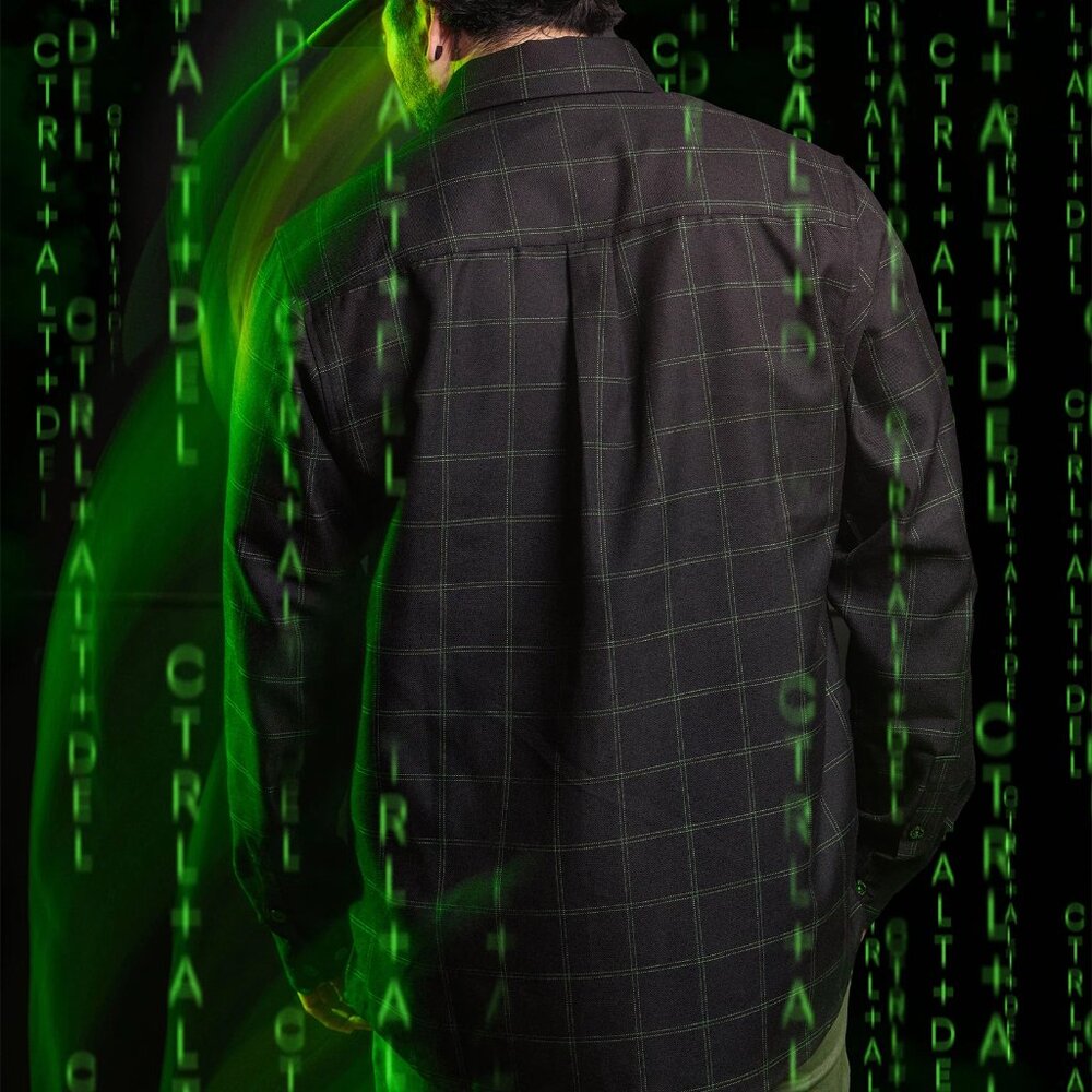 DIXXON Flannel CTRL-ALT-DEL Flannel Shirt - Men's 2XL Tall - Picture 9 of 12